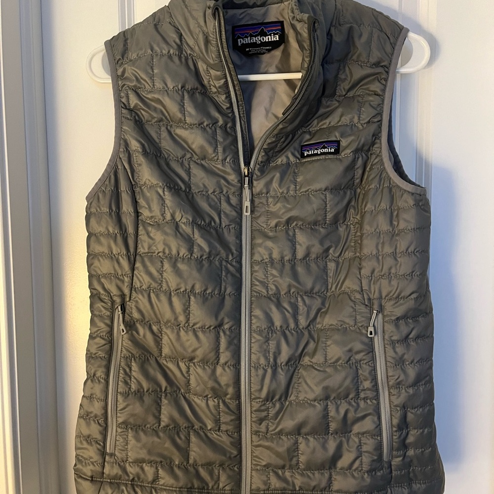 Patagonia Gray Quilted Vest